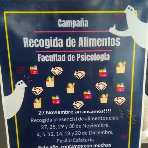 Grupo Martes participa en la Campaña de Recogida de Alimentos de la Fac. de Psicología de Valencia