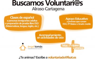 Ofertas de voluntariado en Alraso Cartagena