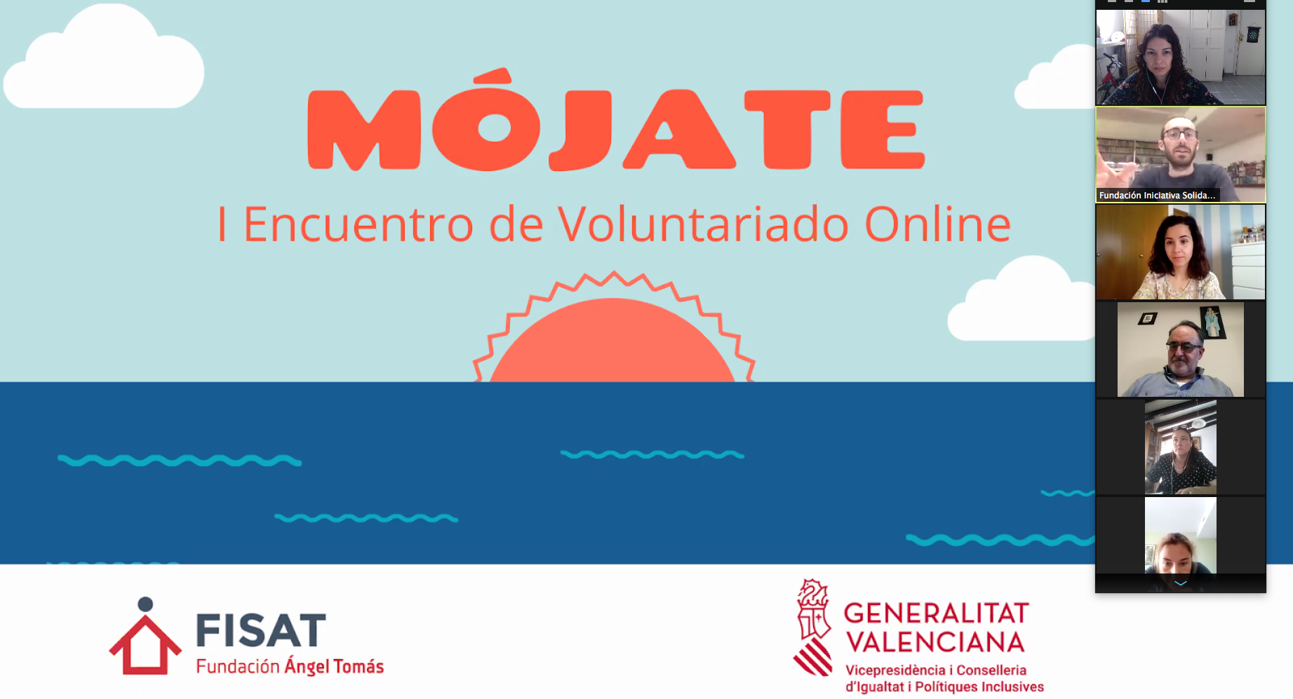 ¡Mójate!: primer encuentro online de Voluntariado FISAT