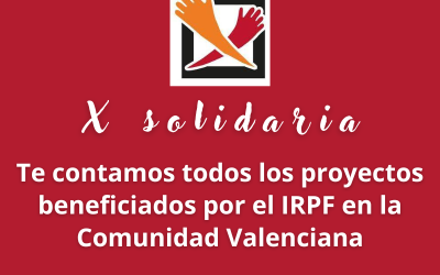 El IRPF autonómico en Comunitat Valenciana respalda los proyectos de inserción social de FISAT