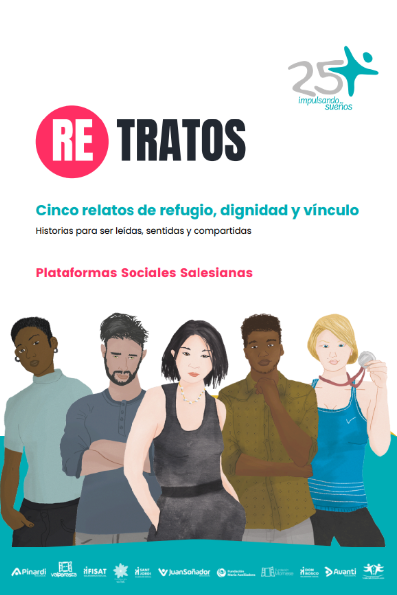 personas refugiadas material campaña
