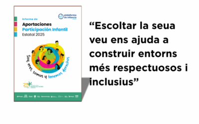 Les xiquetes i xiquets han parlat, és el moment d’escoltar-los