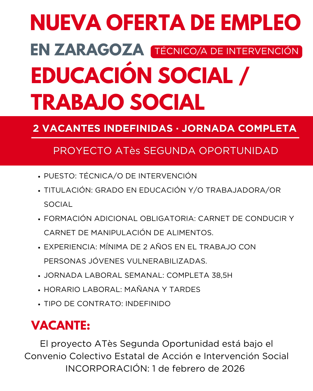 oferta de empleo en FISAT