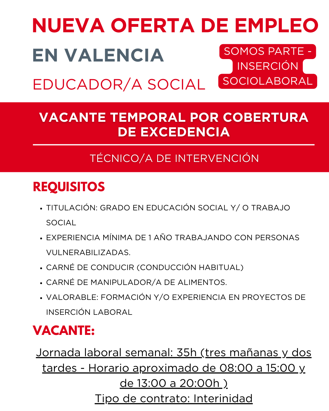 oferta de empleo en FISAT