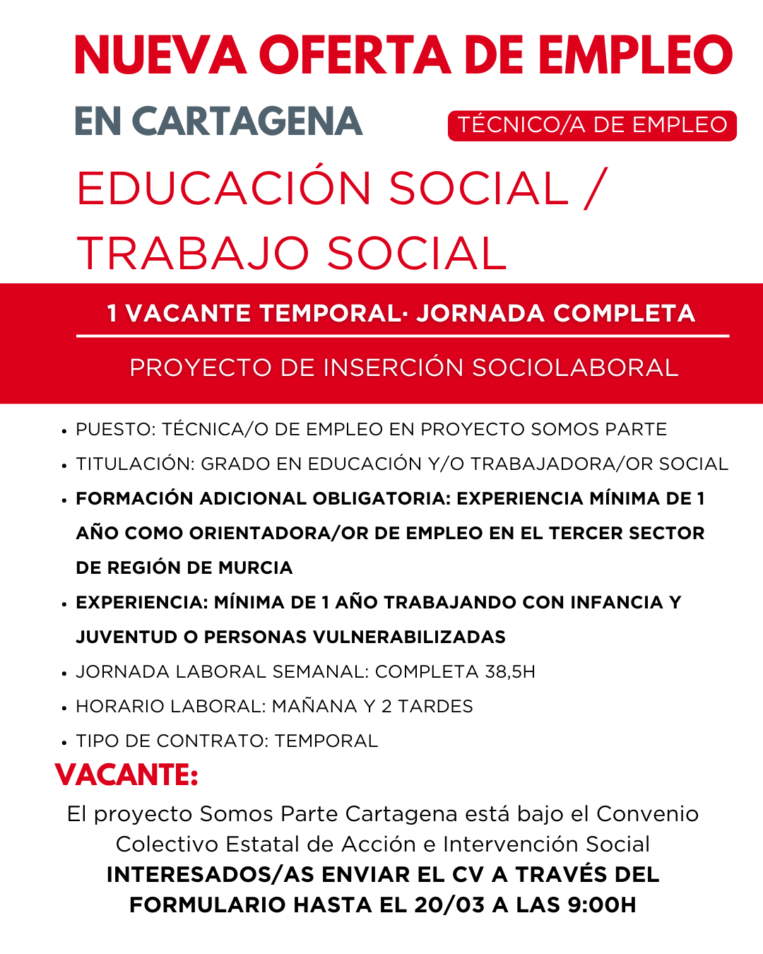 oferta de empleo en FISAT