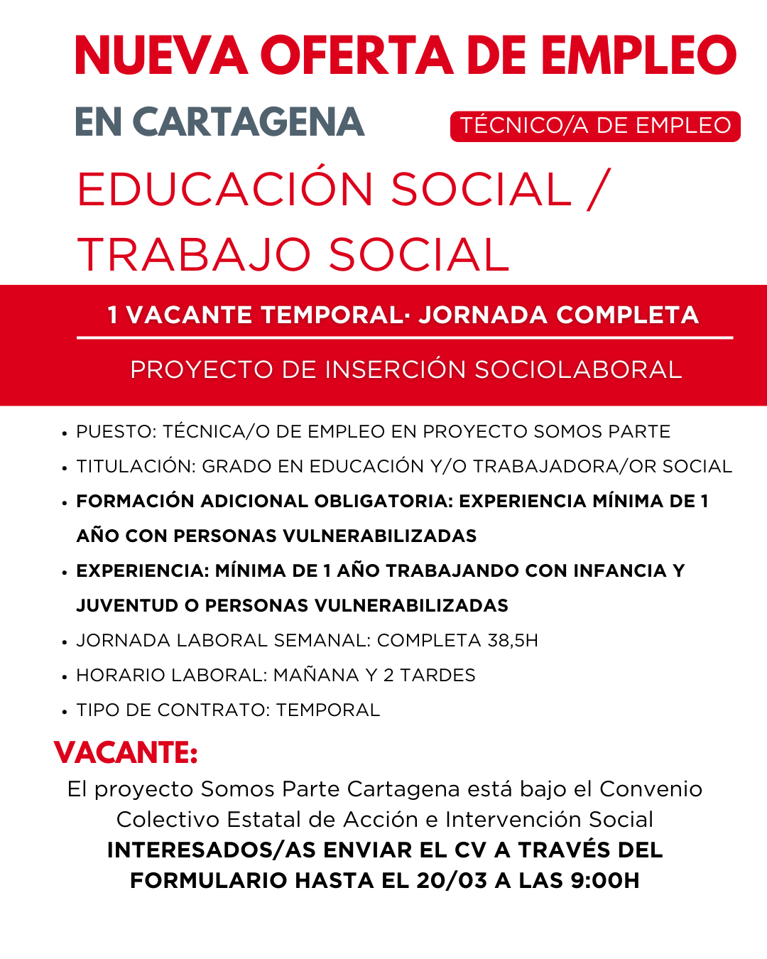 oferta de empleo en FISAT